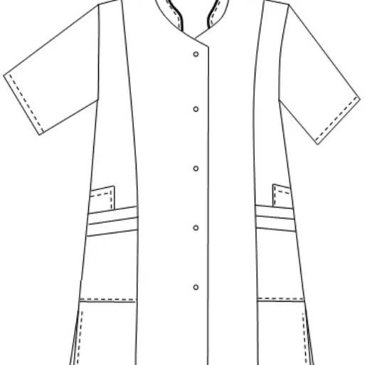 My Podologie - Vendita all'ingrosso Divisa sanitaria - Donna - Charline - Camicetta 3/4 - Maniche corte - Donna - 85 cm4