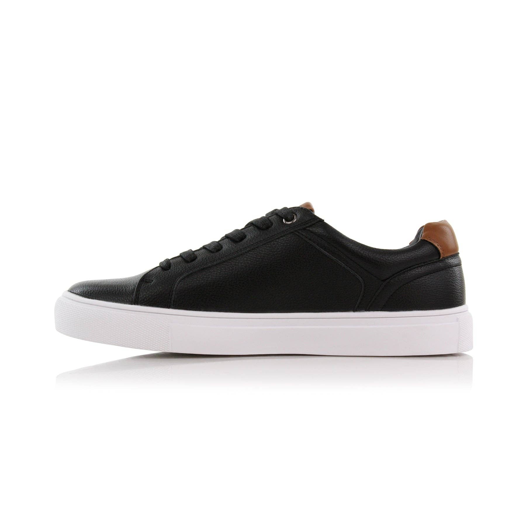 Black Daniel Men's Low-Top Lifestyle Sneakers for wholesale on Faire3