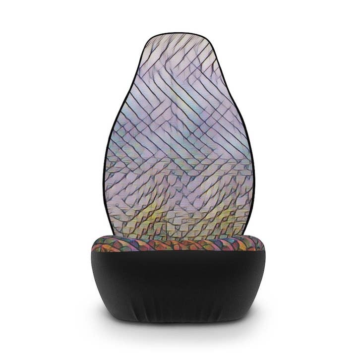 Woven Polka Dots Car Seat Covers for wholesale by Random Pieces of 8