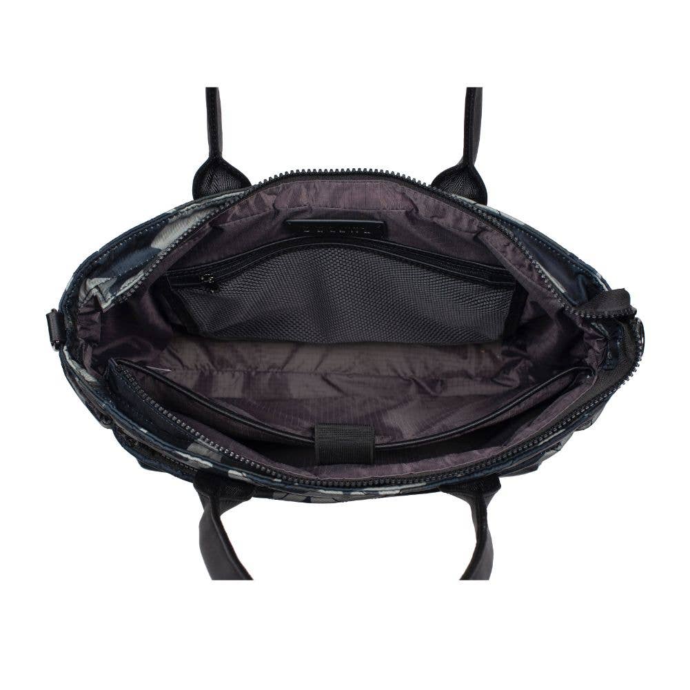 Sol and Selene - Venta al por mayor Bolsa de asa- Mujer - Bolso de nylon acolchado Motivator East West17