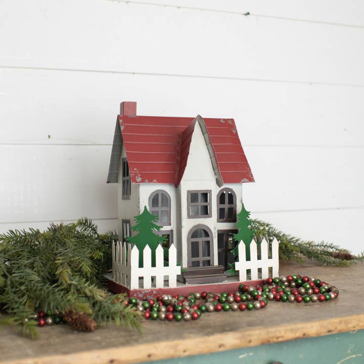 Ragon House - Vente Nichoir - NICHOIR À DEUX ÉTAGES AVEC TOIT ROUGE2