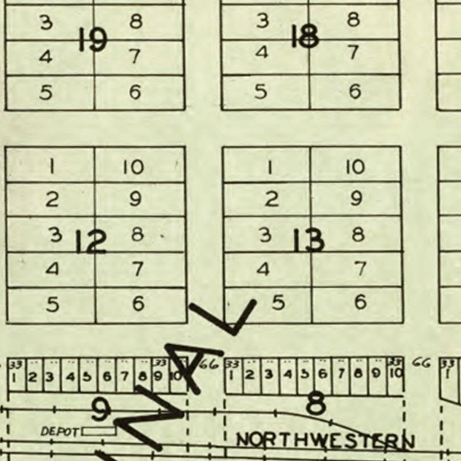 Ted's Vintage Art - Wholesale Map - Vintage Map of Malta, Illinois 19293