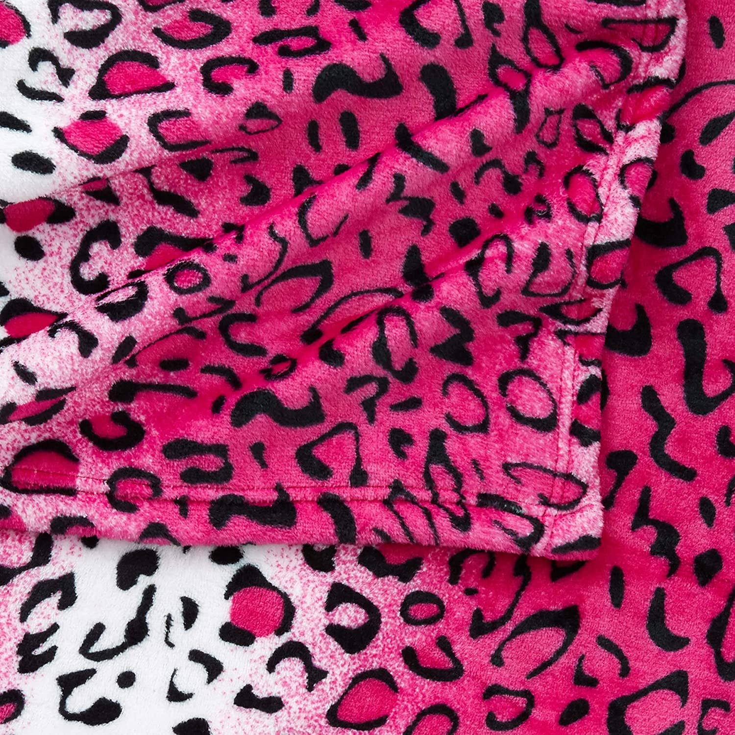 home mart goods - Venta al por mayor Mantas de sofá - Manta de franela cálida y acogedora de felpa suave rosa leopardo6