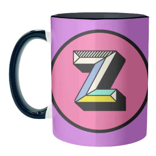 ART WOW – wholesale Coffee mug – Mugs 'Z - Personalised Bold Initial Lett7