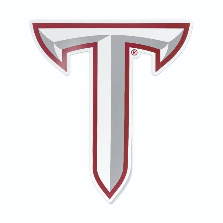 Troy University Sword T Car Decal for wholesale by Nudge Printing