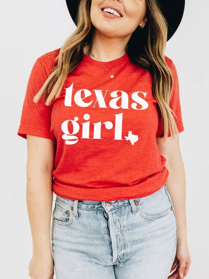 Texas Girl | Southern T-Shirt | Ruby’s Rubbish® for wholesale by Ruby’s Rubbish