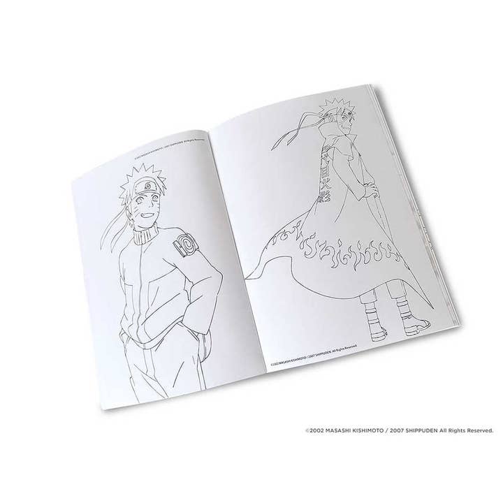 Simon & Schuster - Wholesale Coloring Book - Adult - NARUTO SHIPPUDEN: The Official Coloring Book by VIZ Media