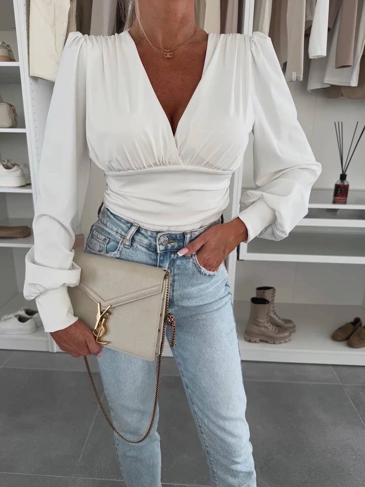 Top med lange ærmer - 60137 for engroshandel hos ESTEE BROWN