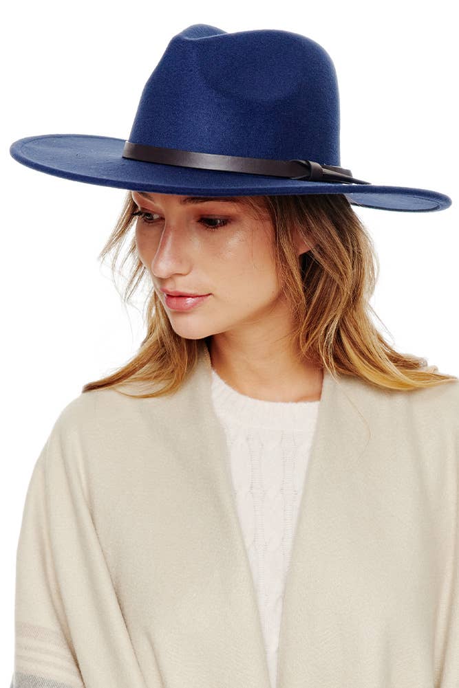 Hana - Wholesale Fedora - Women's - Felt Wide Brim Fedora Hat2