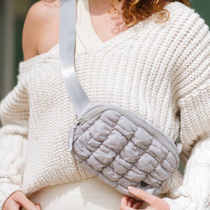 modern and chic - Wholesale Belt Bag - Women's - Atlas Puffer Crossbody Fanny Belt Bag5