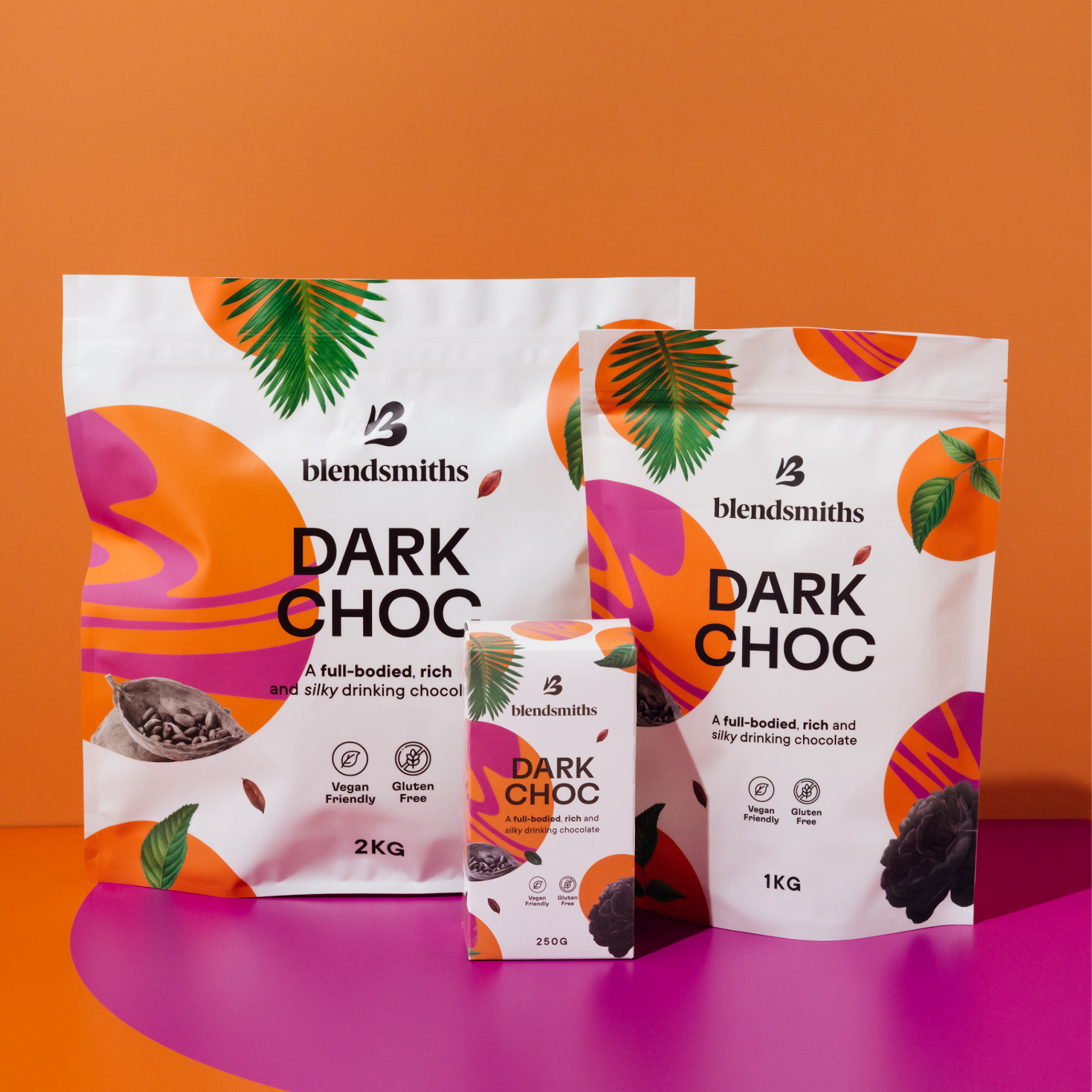 Blendsmiths Drinkmakers – wholesale Varm chokladmix/-kit – Mörk choklad1