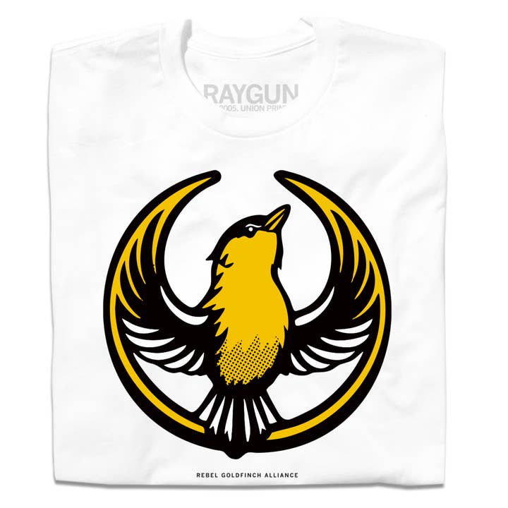 Rebel Goldfinch Alliance White for wholesale by RAYGUN
