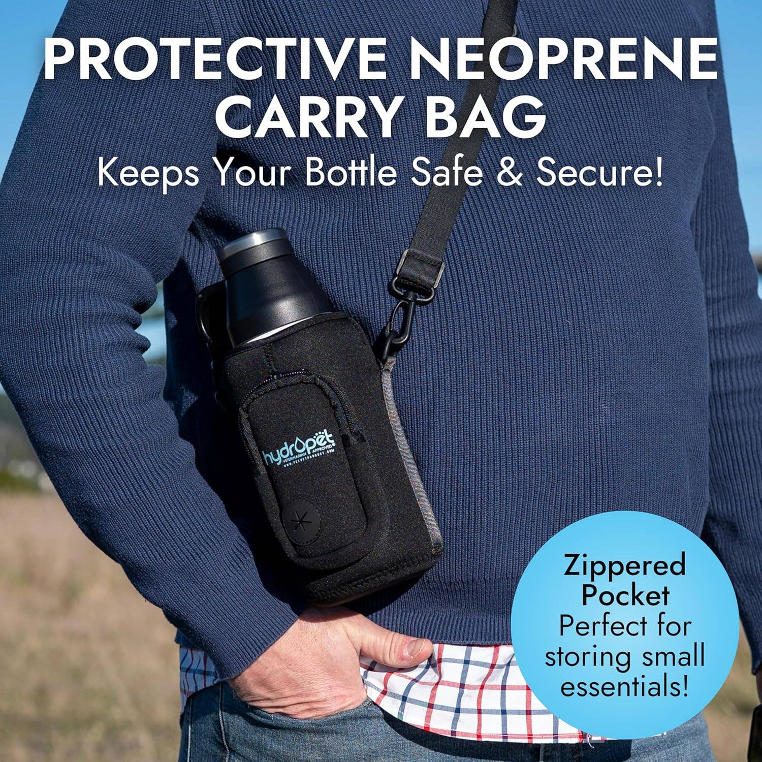 Pet Vet Products - Wholesale Pet Water Bottle - Dog - Hydropet Dog Water Bottle with Bowls & Carry Bag5