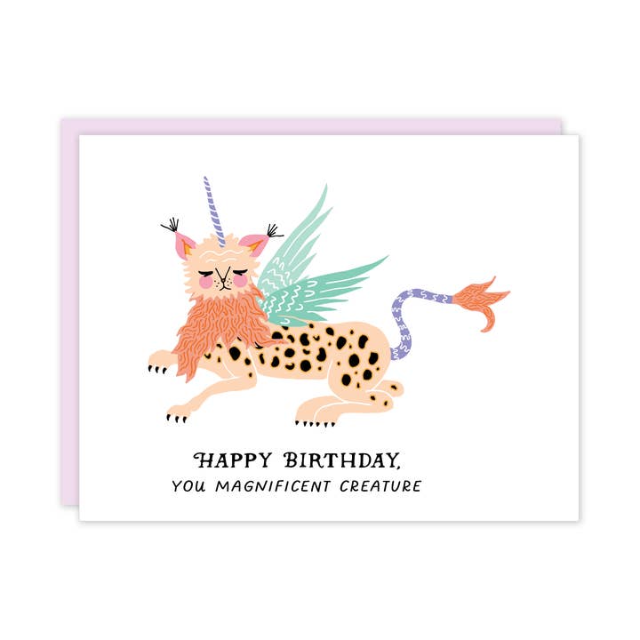 Party of One - Wholesale Birthday Card - Birthday Creature Card