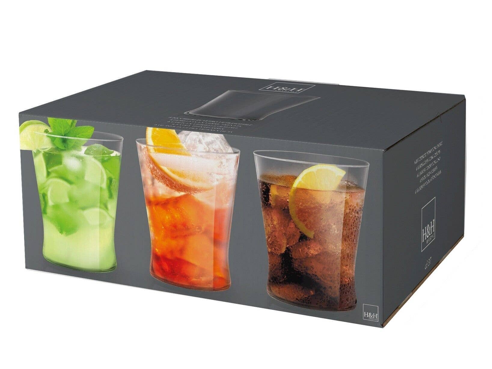 H&H - Wholesale Drinking Glass/Cup - Conic Glass Water Glass Cl 371