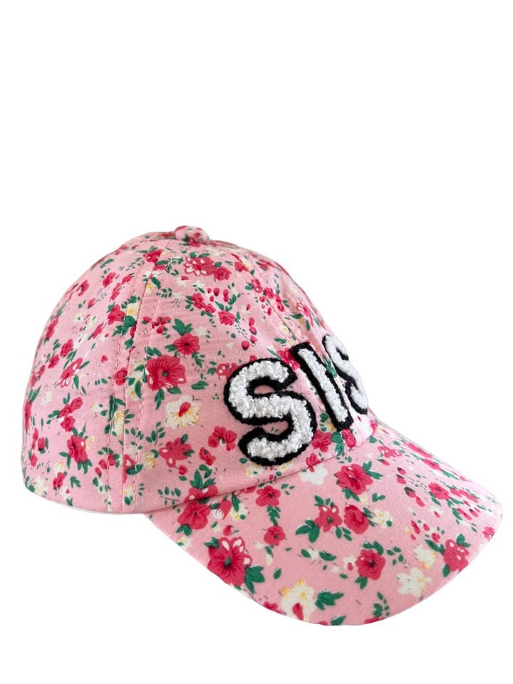 SIS Kids Baseball Hat, Maisie Floral for wholesale by SpearmintLOVE