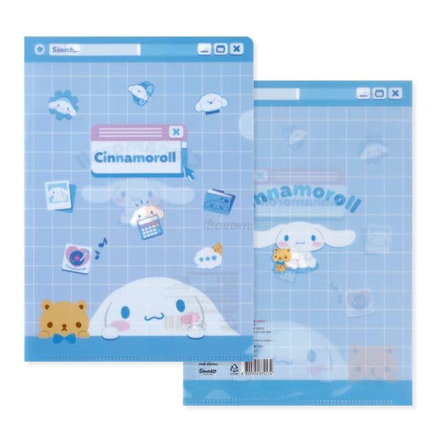 K-Wonderland - Vente Classeurs - Pochette à dossiers A4 translucide Sanrio9