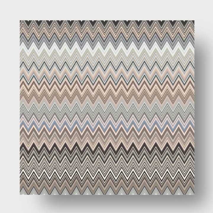 Beige Zig Zag Square Insert for wholesale by Parallel Designs