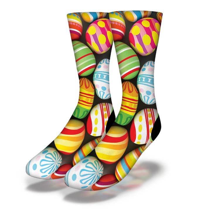 Calcetines de Pascua lindos huevos pintados Technicolor para venta al por mayor de Savvy Sox