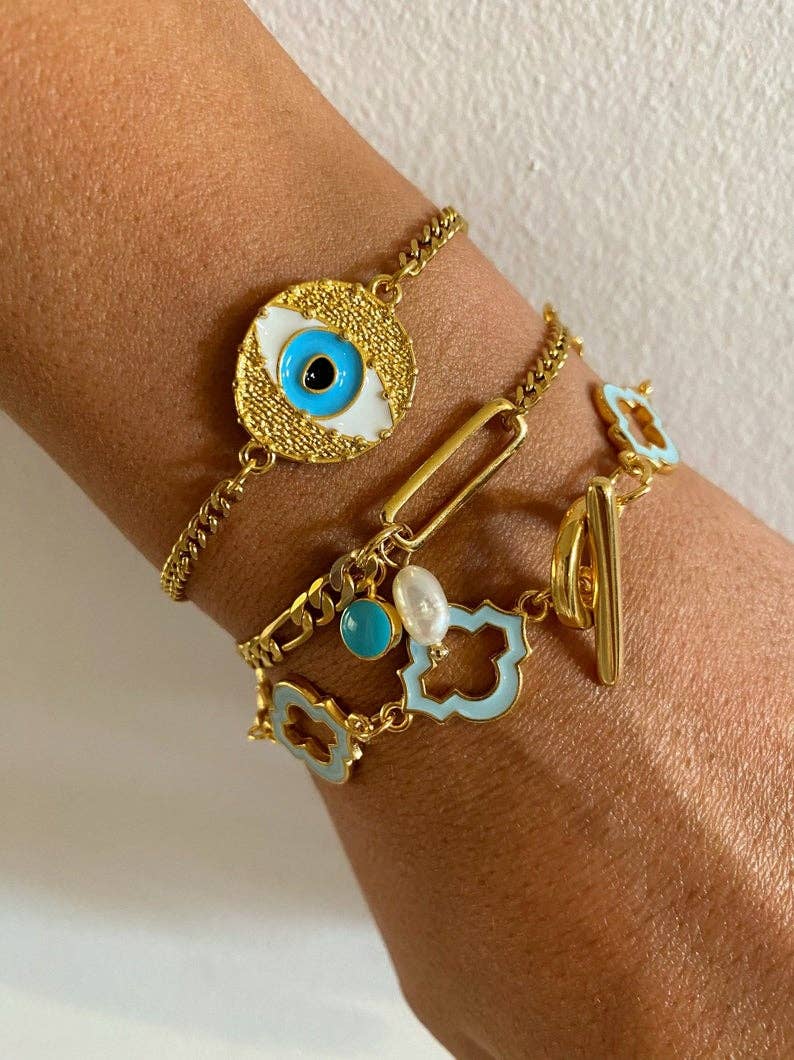 Christina Christi - Wholesale Jewelry Set - Gold Stacking Bracelets3