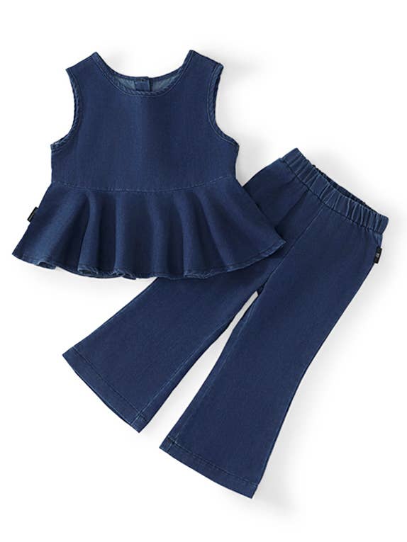 Trendy Denim Set for Girls for wholesale by CHANG EN LLC