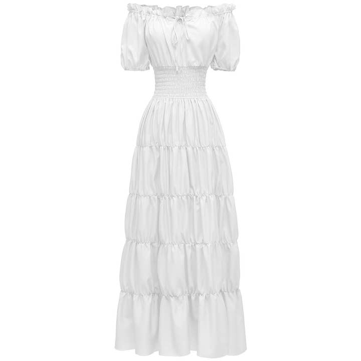 Western Fashion - Wholesale Dress – Women's - 2336 – Off shoulder chemise dress1