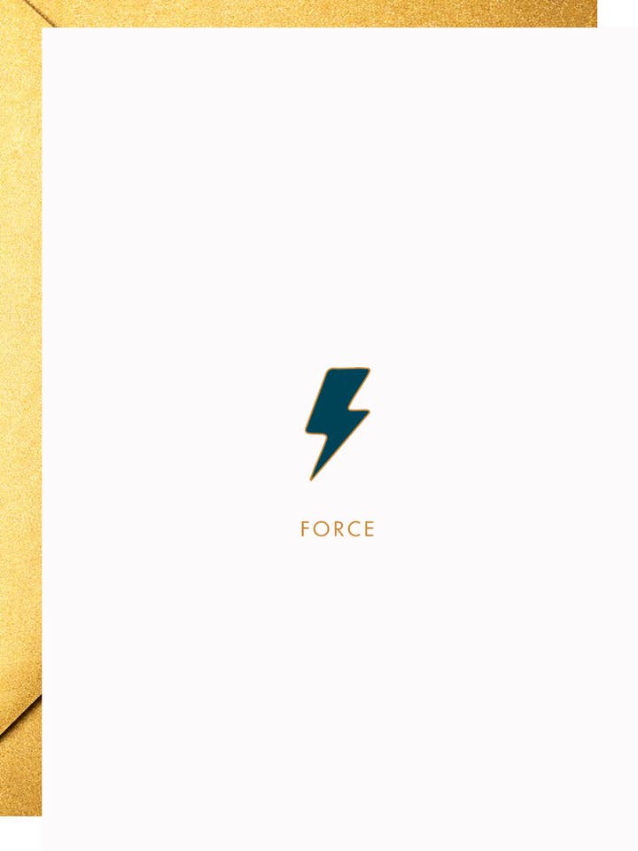 BE THE FORCE - Greeting Card for wholesale by Redefining She