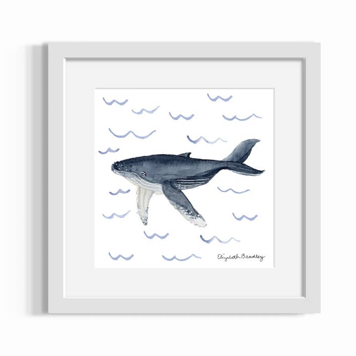 Nyckfullt val akvarelltryck för wholesale av Elizabeth Bradley Arts