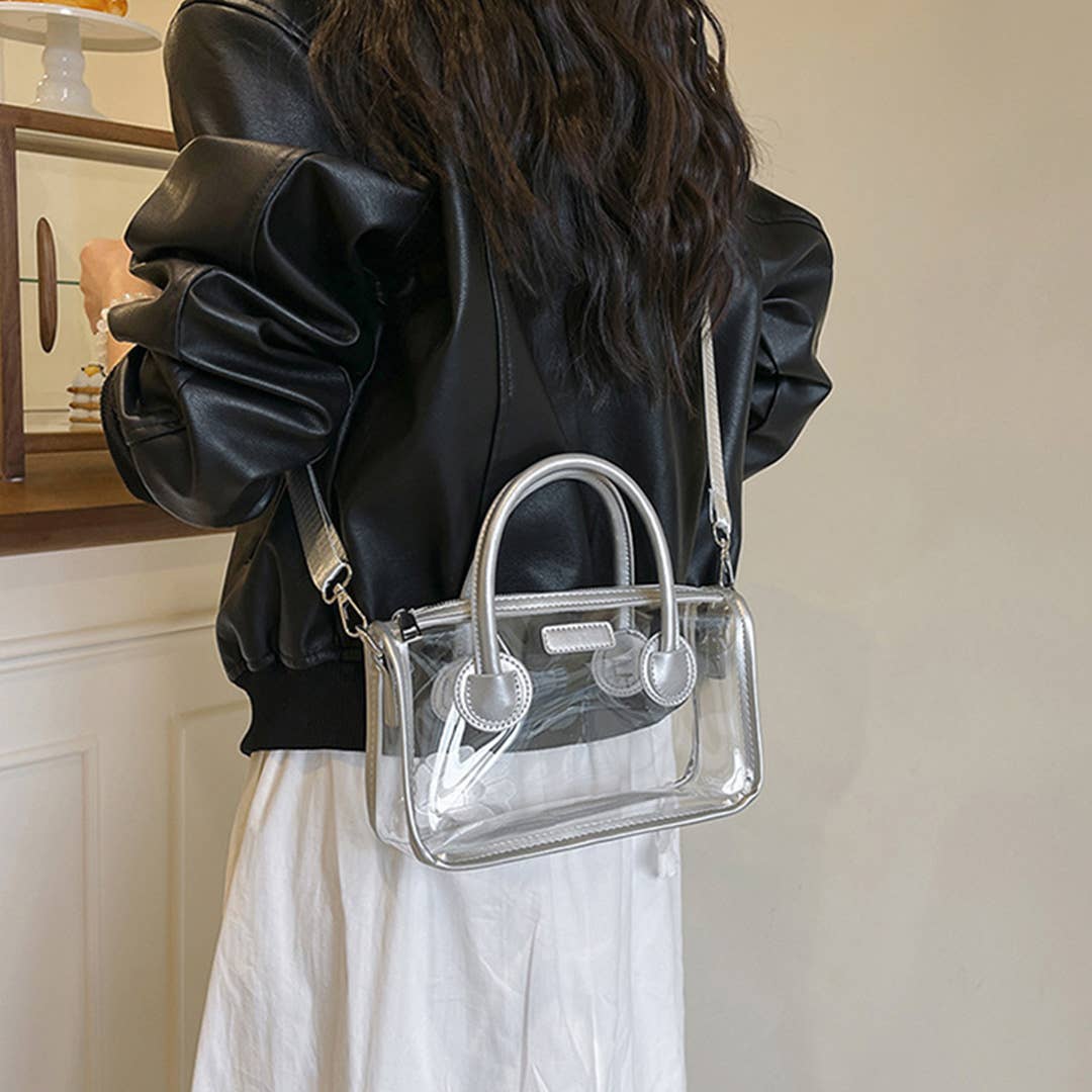 UNISHE – wholesale Crossbody bag – Women's – Fashionable PVC Transparent Crossbody Handbag ZK32119