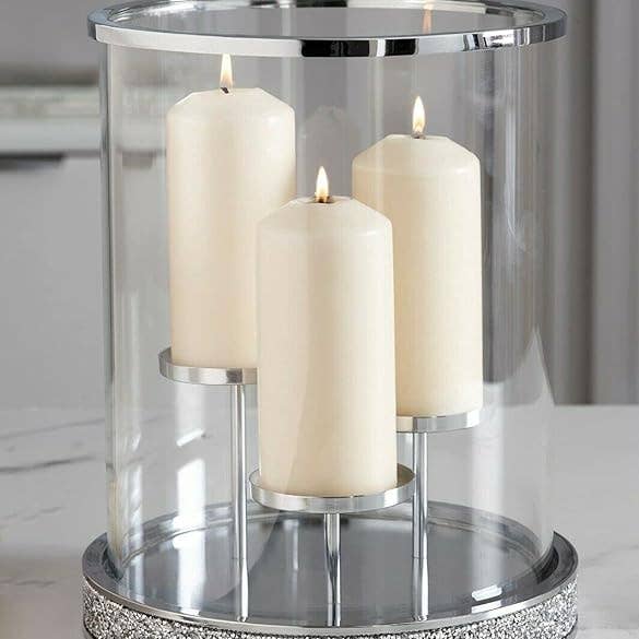 3x Framed Glass Tea Light Candle Holders for wholesale by DEENZ