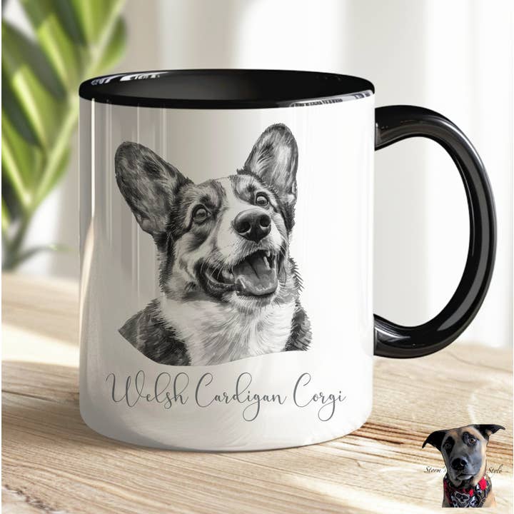 Welsh Cardigan Corgi Dog Mug for wholesale by Storms Style