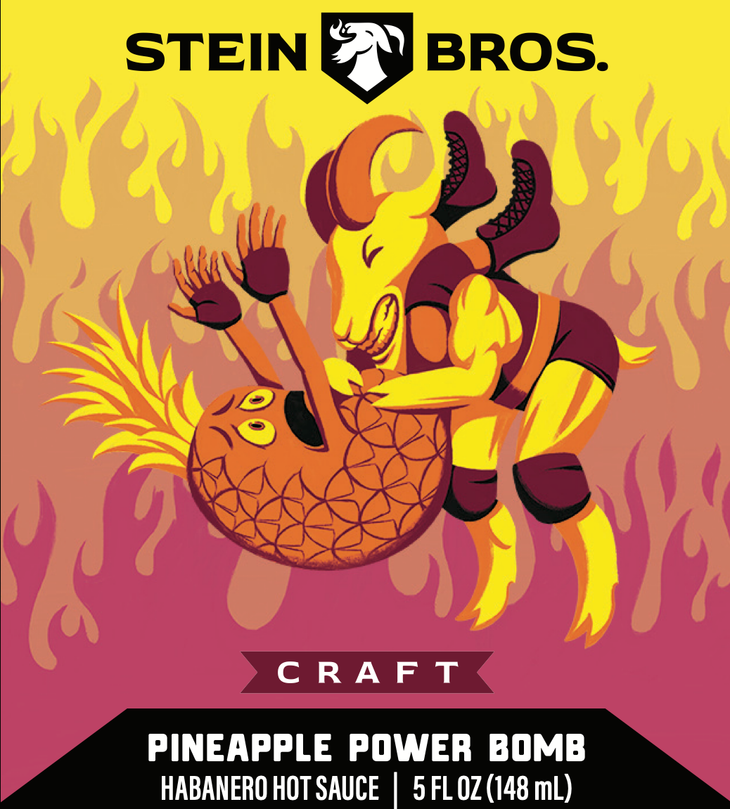 Stein Bros - Wholesale Hot Sauce - Pineapple Power Bomb1