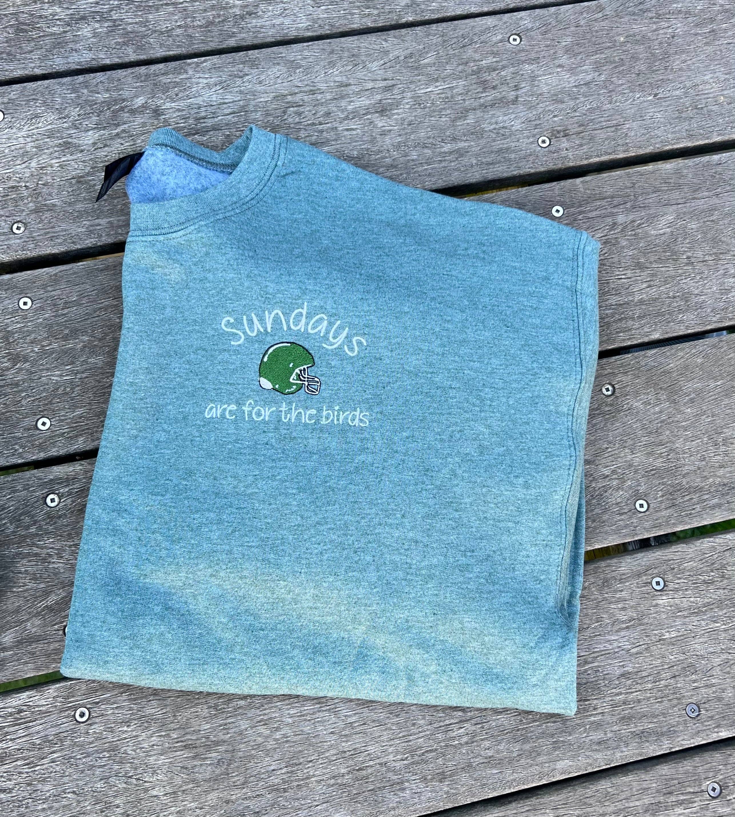 Amanda Rose Thread Co - Wholesale Sweatshirt - Women's - Sundays Are for the Birds Embroidered Sweatshirt | Philadelphia Football Crewneck (Copy)3