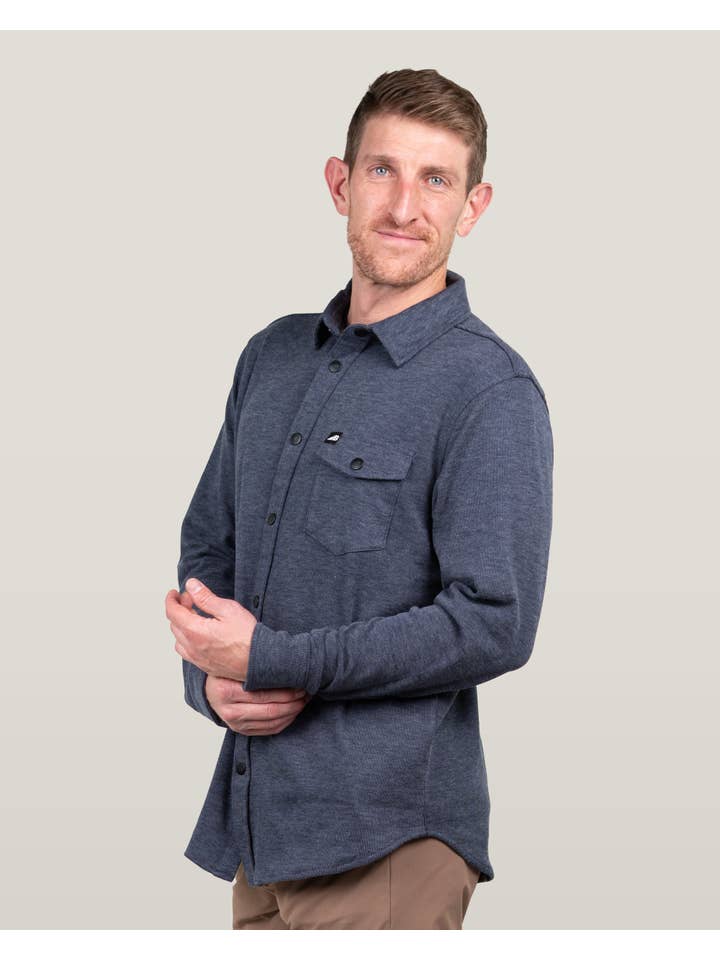 Belong Designs - Wholesale Button Down Shirt - Men's - Men's Sherman Fleece Button Up12