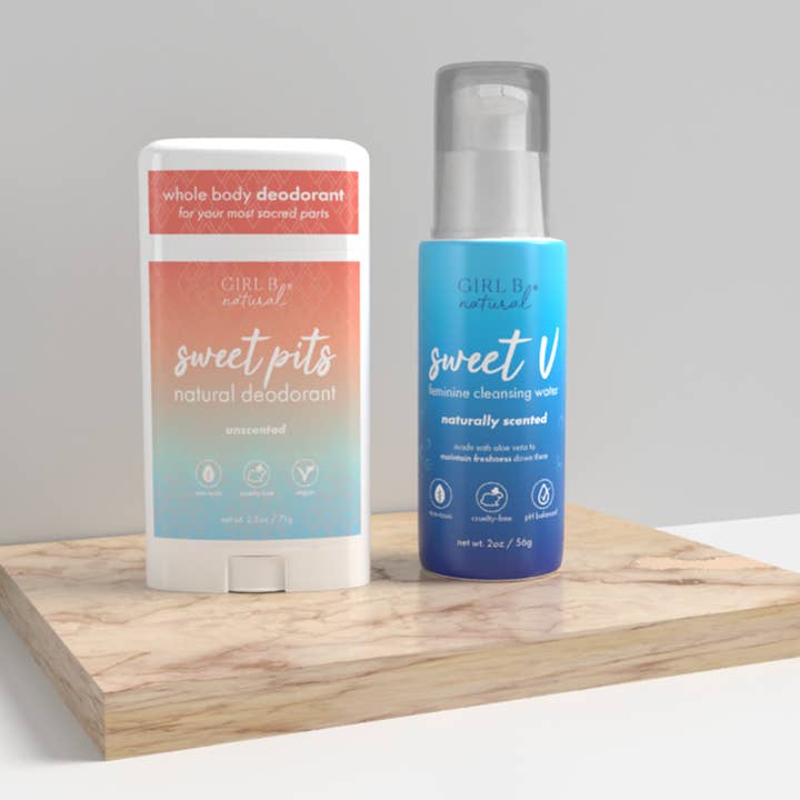 Unscented Natural Deodorant for wholesale by Girl B Natural