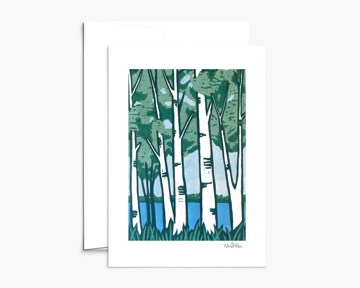 Nan Onkka Prints - Wholesale Gewone wenskaart - In Good Company wenskaart1