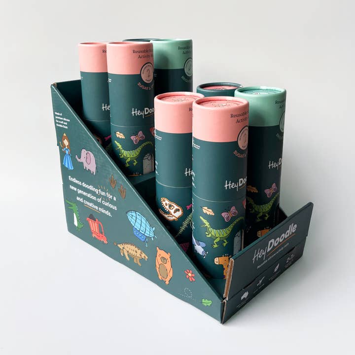 Soporte de exhibición minorista (para MiniMats) para venta al por mayor de HeyDoodle