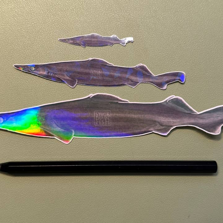 Stick Figure Fish - Wholesale Sticker - Arrowhead Dogfish Sticker5