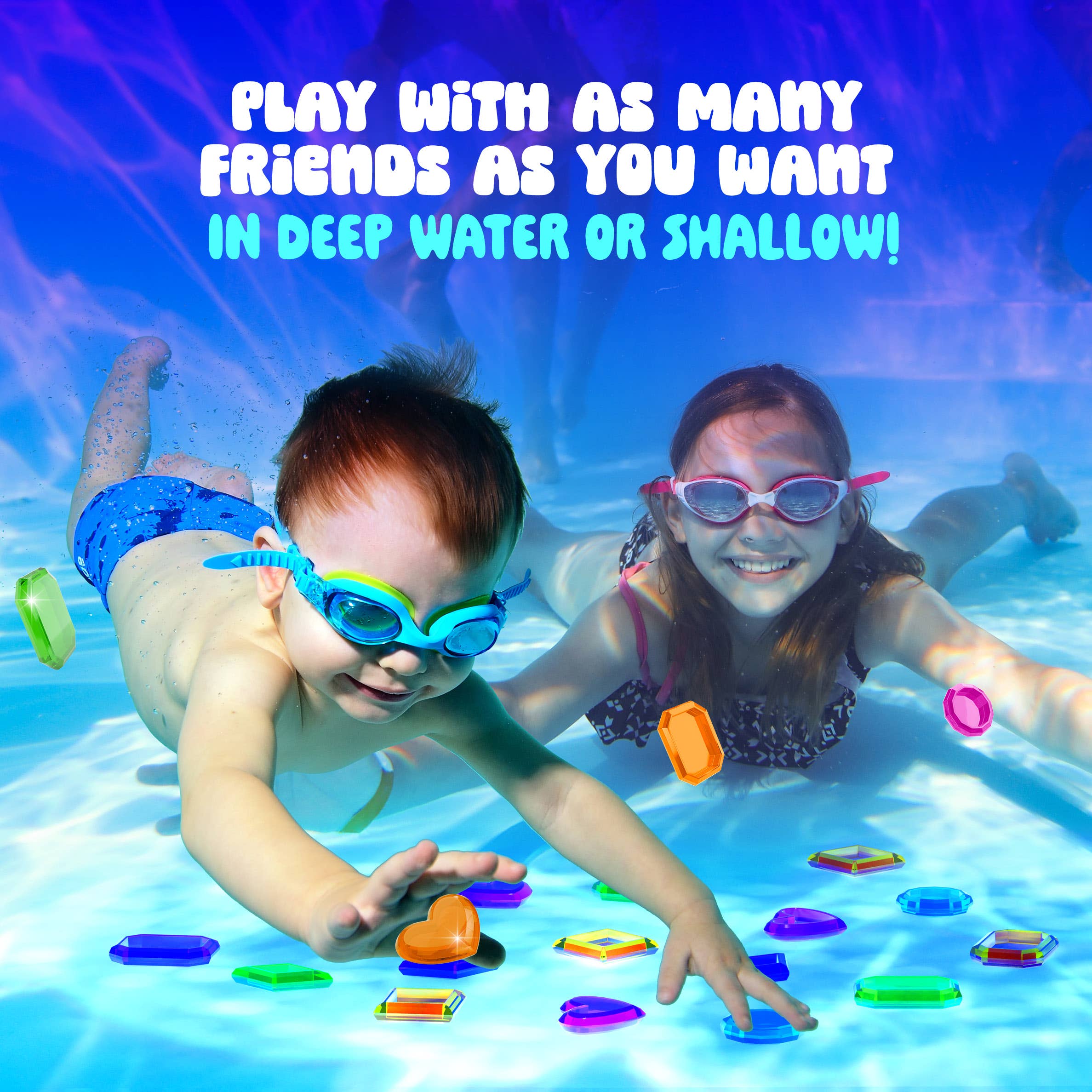 Dan&Darci - Wholesale Beach/Pool Toy - Kids & Baby - Pool Gem Hunt Diving Game for Kids - Pool Toys8