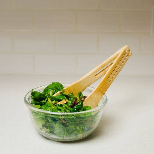 Bamboo Salad Tongs for wholesale by Bamboo Switch