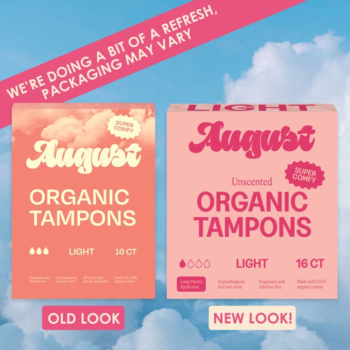 August - Wholesale Tampon - 16ct Sustainable Light Tampons1