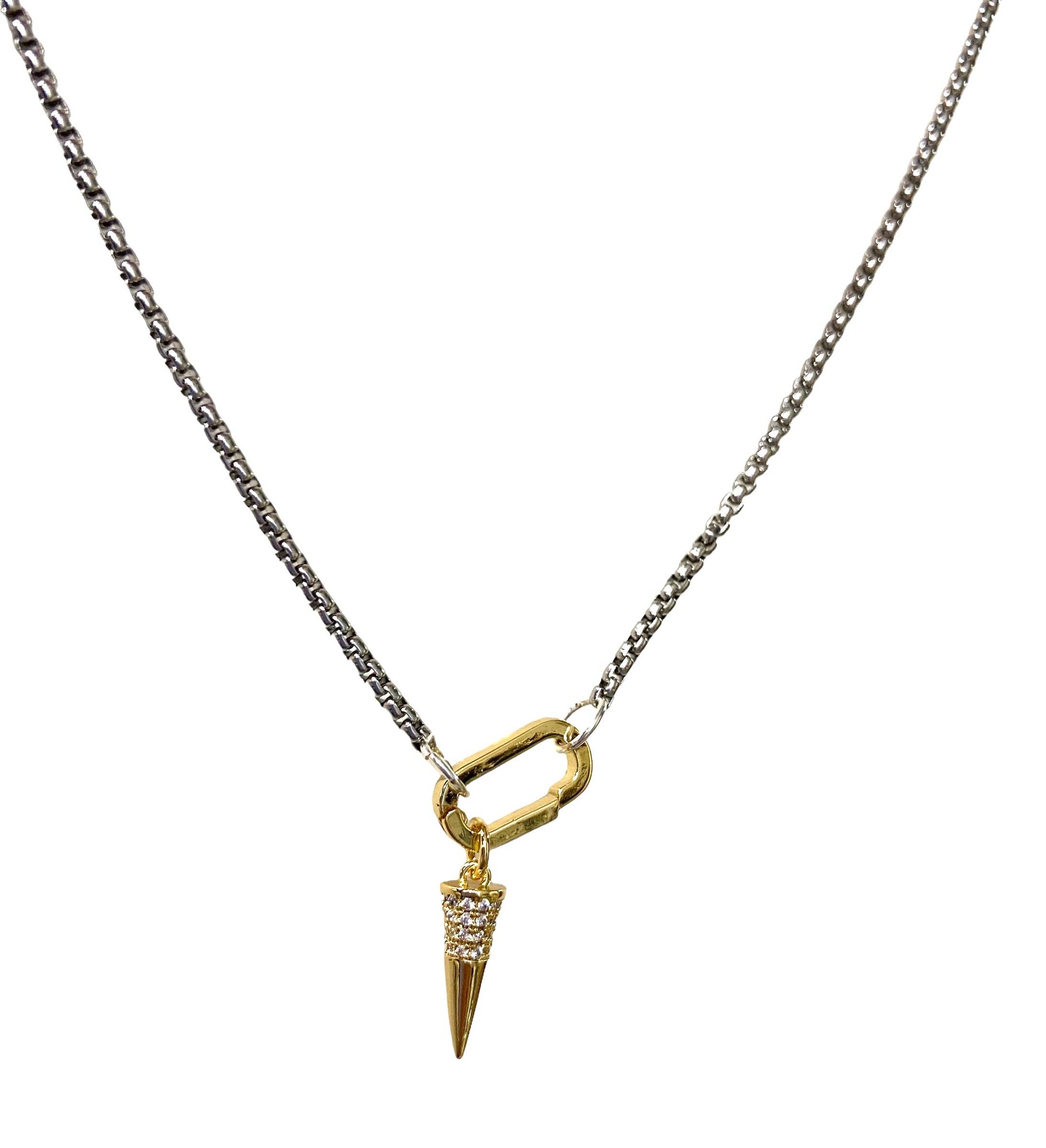 Nora James jewelry - Vendita all'ingrosso Collana con ciondolo/pendaglio - Quinn - Collana in Metallo Misto1