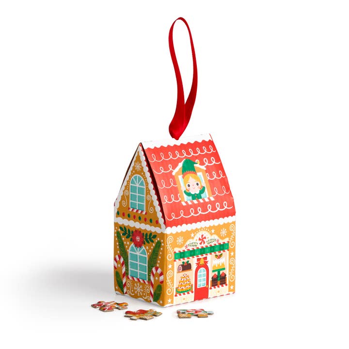Chronicle Books - Wholesale Ornament - Santa's Bakery 48 Piece Mini Puzzle Ornament1