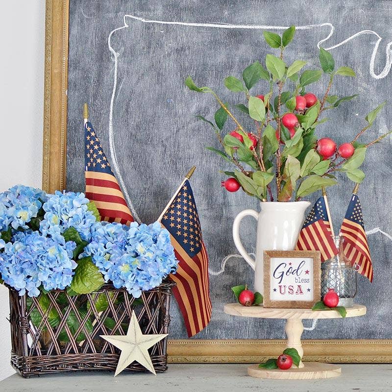 Factory Direct Craft – Engroshandel Flag – Te-farvet look amerikansk pindeflag - Vælg størrelse5