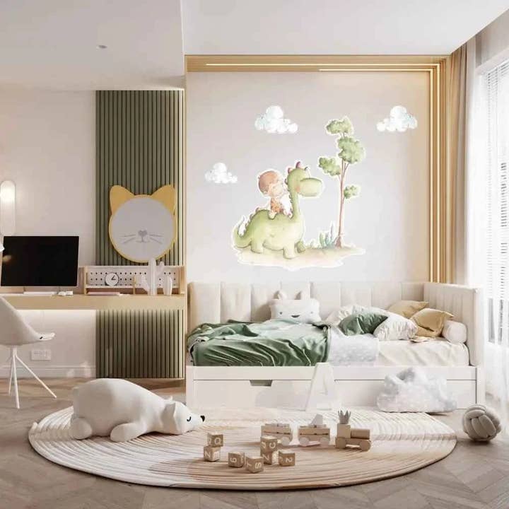 Vinil Decorativo Infantil Dinossauro LINO & DINO por atacado de SDC DECOKIDS