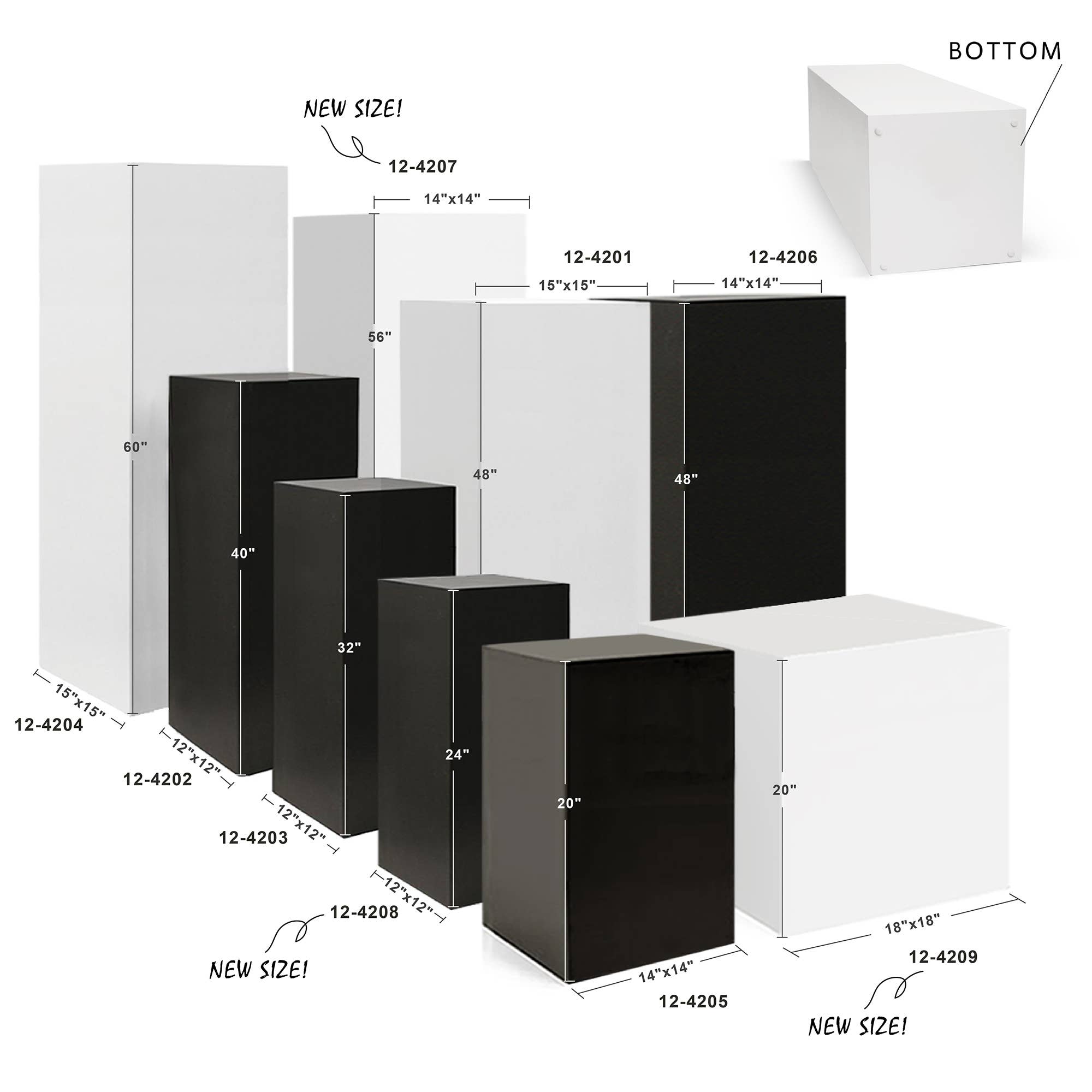 Galore Home – Großhandel Tischdeko – 40" Holz-Säule oder Podest zur Präsentation4