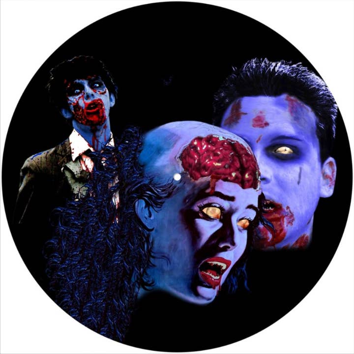 Slipmat 12"/ 7" for Record Players - Zombie Invasion for wholesale by Phatmatz