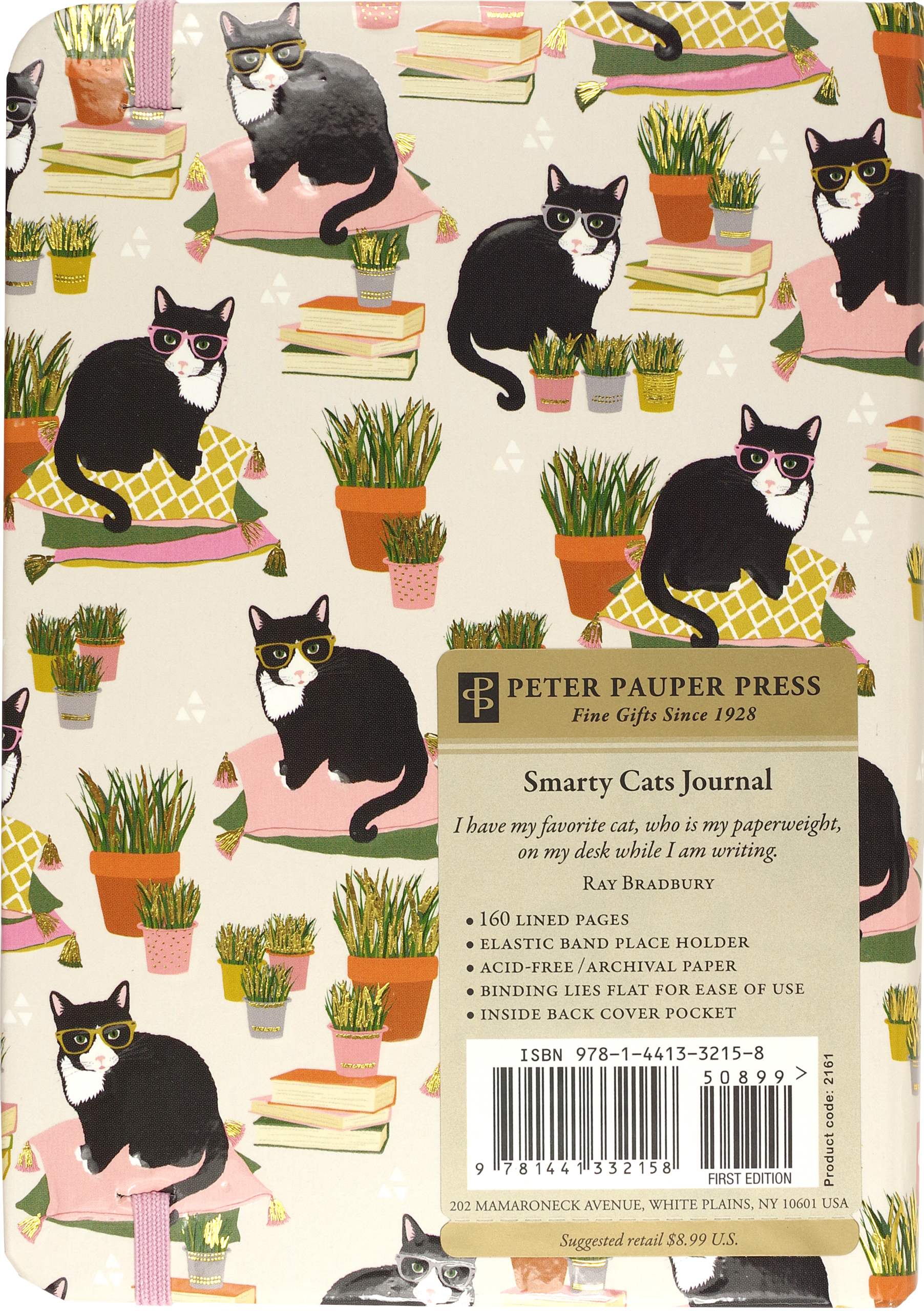 Peter Pauper Press - Wholesale Journal/Diary - Smarty Cats Journal2
