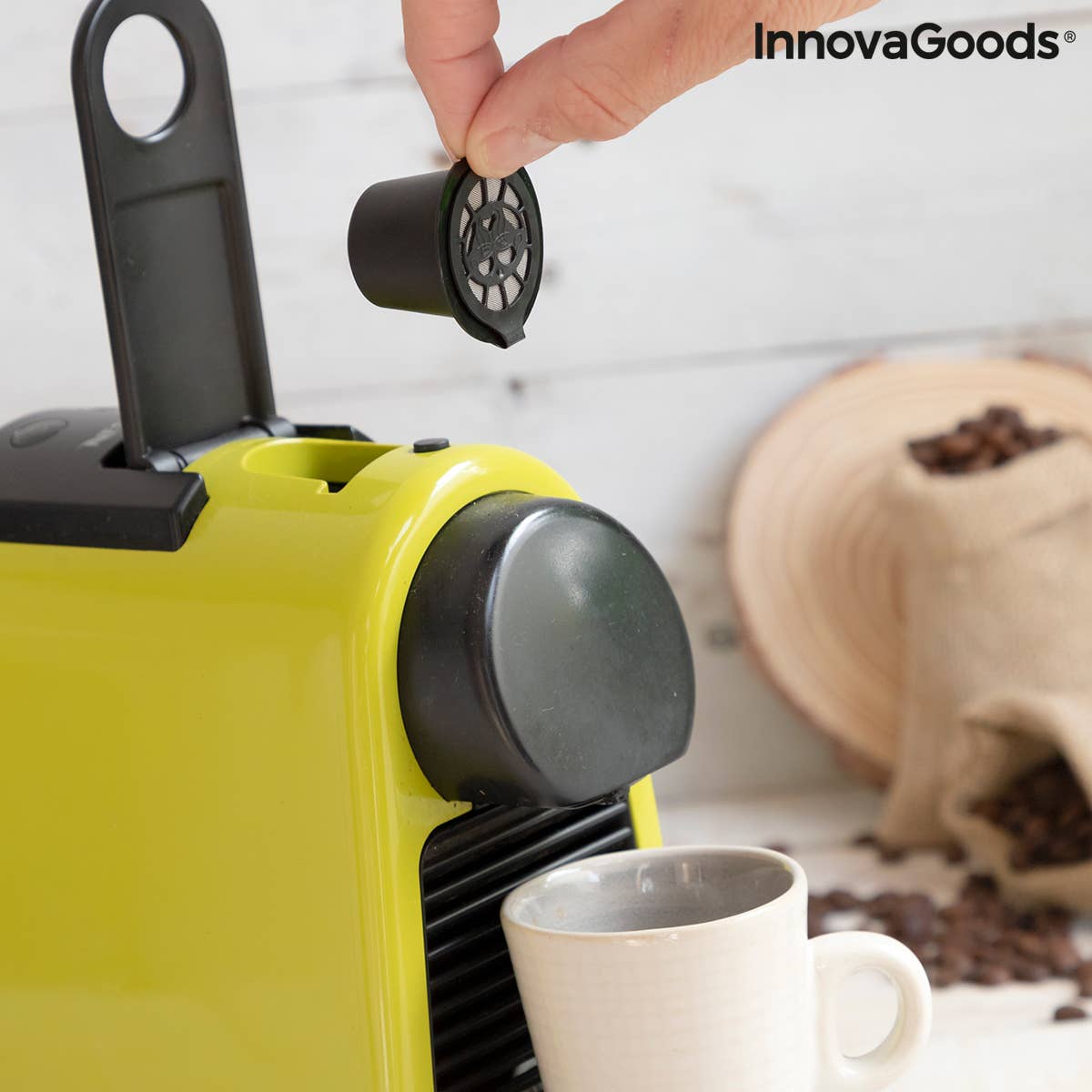 InnovaGoods - Wholesale Koffiemachine - InnovaGoods Recoff herbruikbare koffiecapsules set van 30