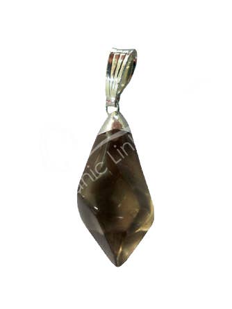 (PC)HÄNGE - DIAMANTFORMAD RÖKKVARTS 1,5-1,75" för wholesale av Oceanic Linkways Inc